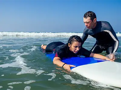 Beginner Surf Lessons, Newport Beach, CA
